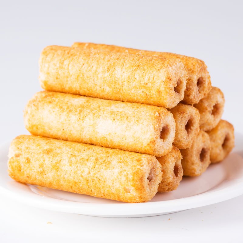 凯利来夹心米果棒54支整包糙米卷能量棒儿童休闲零食小吃雪米饼