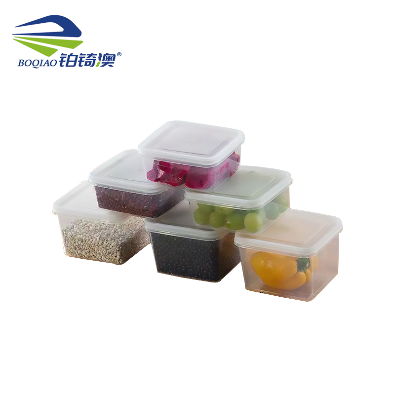 铂锜澳正方形密封带盖保鲜盒高清大图