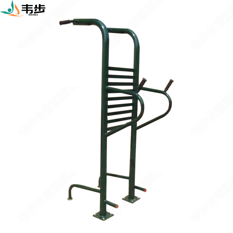 韦步WB3993引体向上双力臂综合训练架健身训练器材路径单杠双杠室外单双杠高清大图