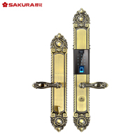 樱花(SAKURA)滑盖指纹锁欧式别墅app庭院大门智能门锁防特斯拉线圈DZ-8383S
