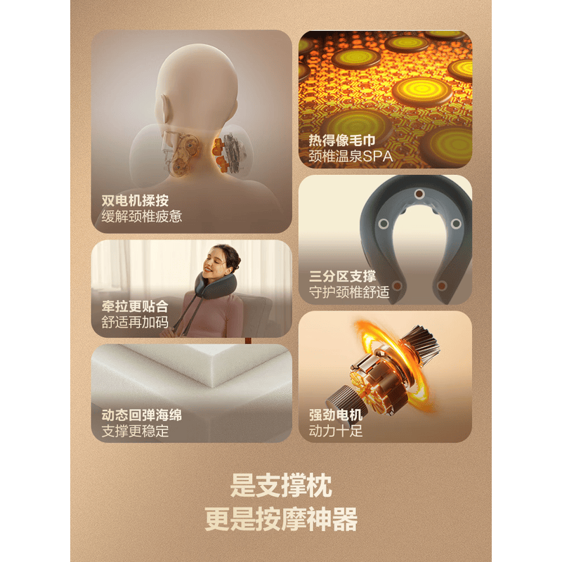SKG U型枕 N1热敷枕高清大图
