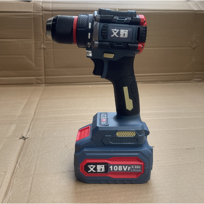 文野 无刷锂电钻108VF(两电一充)/台高清大图