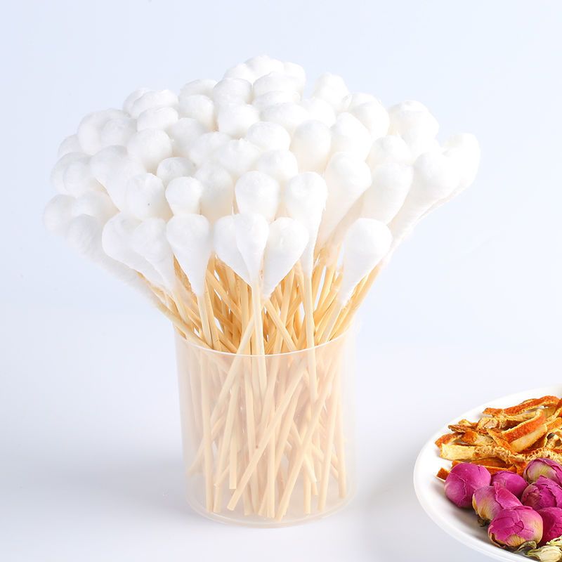 晨业大头棉签大号婴儿妇科专用粗头大棉签一次性加长消毒棉棒2包20支