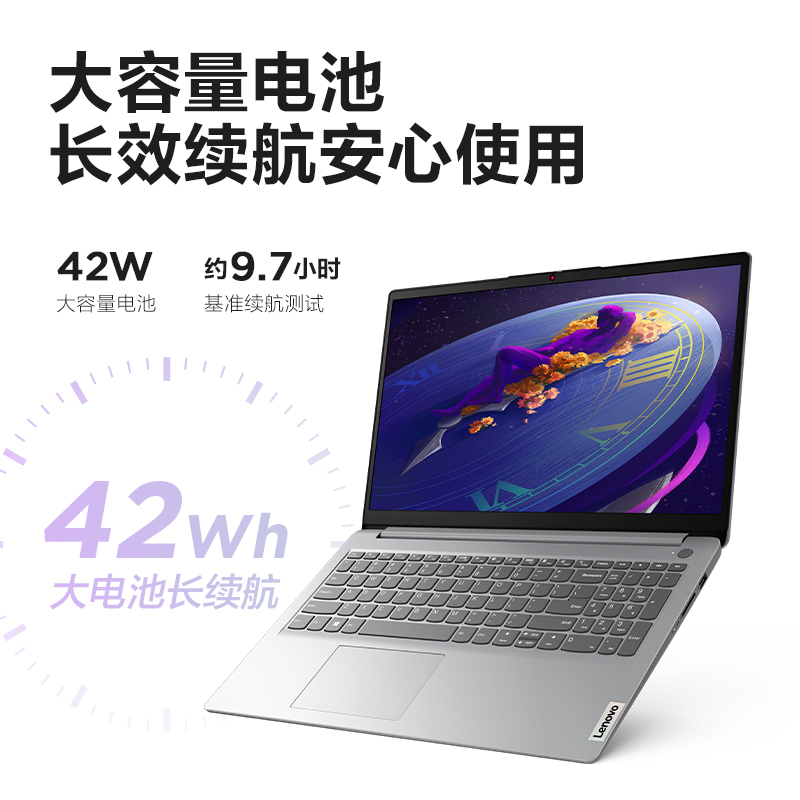 联想笔记本电脑 IdeaPad 15英寸轻薄本(锐龙6核R5 8G 512G 全高清防眩光屏)