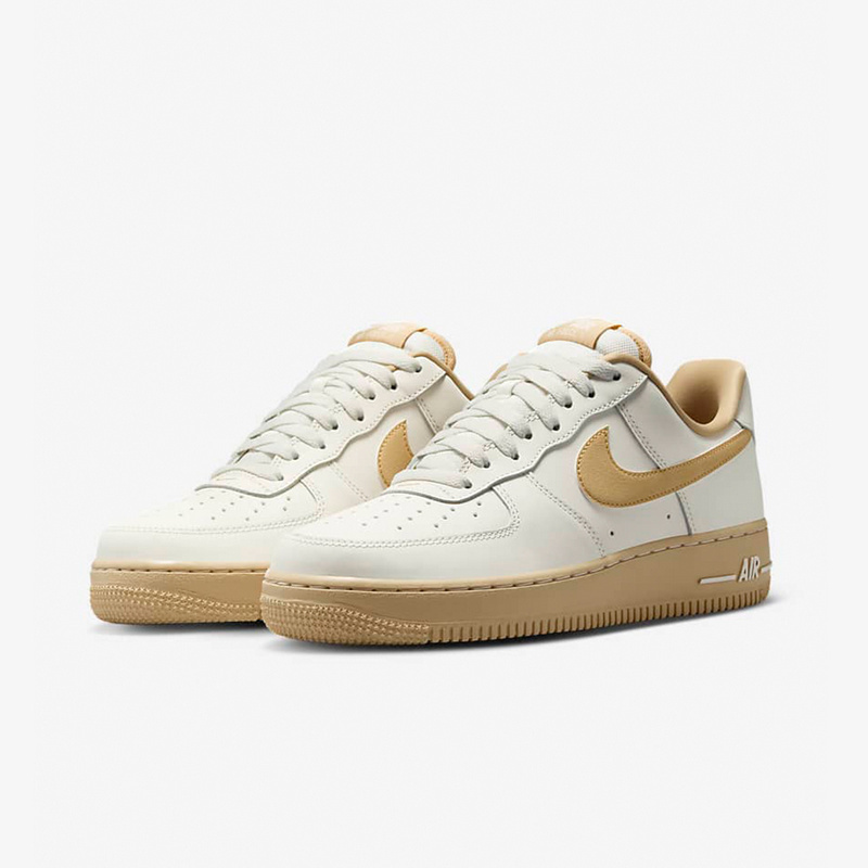 耐克女鞋nike air force 1 low af1白褐色空军一号板鞋fz3597-133