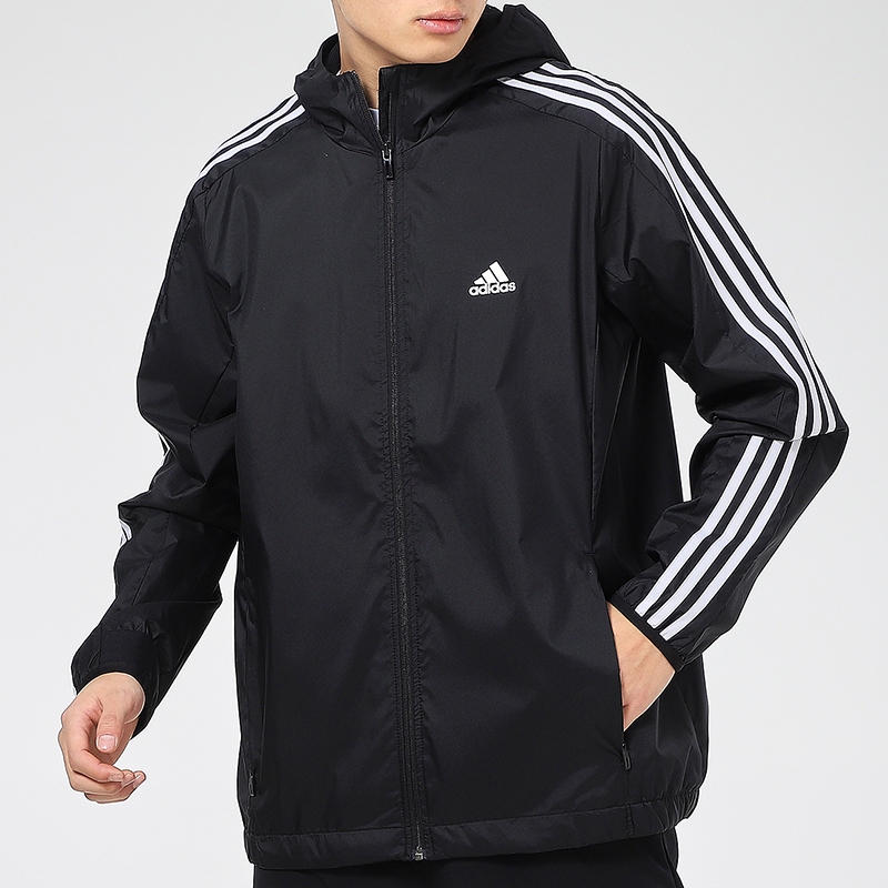 adidas阿迪达斯外套男跑步训练运动服休闲夹克gq0623