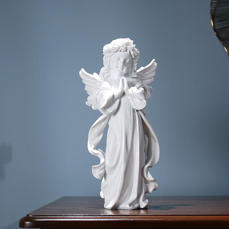 乔迁礼品北欧创意女神祝福天使摆件现代简约家居客厅酒柜装饰品像摆设