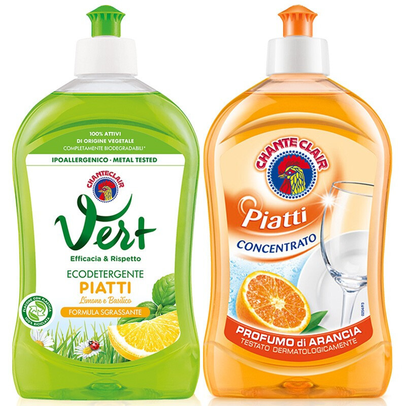 CHANTECLAIR 大公鸡管家 浓缩洗洁精不伤手意大利原装进口 香橙+柠檬*1高清大图