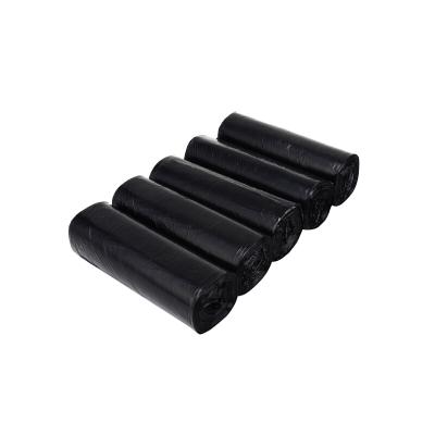 得力 平底垃圾袋(黑)(5卷/包 150只)450*500*0.007mm平底 9588