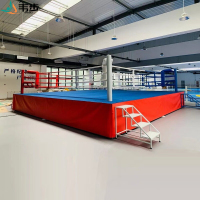 韦步格斗笼落地款八角笼六角笼MMA自由搏击格斗拳击摔跤台擂台 4米台式