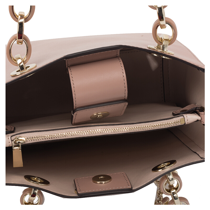 MICHAEL KORS 迈克·科尔斯 MK女包 CYNTHIA系列皮质女士手提单肩斜挎包 30F8TCYS0L 粉