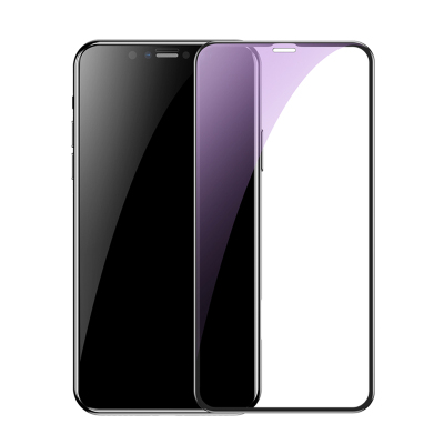 倍思 0.3mm全屏全玻璃防蓝光钢化膜 For iP XR 6.1英寸 黑色 SGAPIPH61-KD01