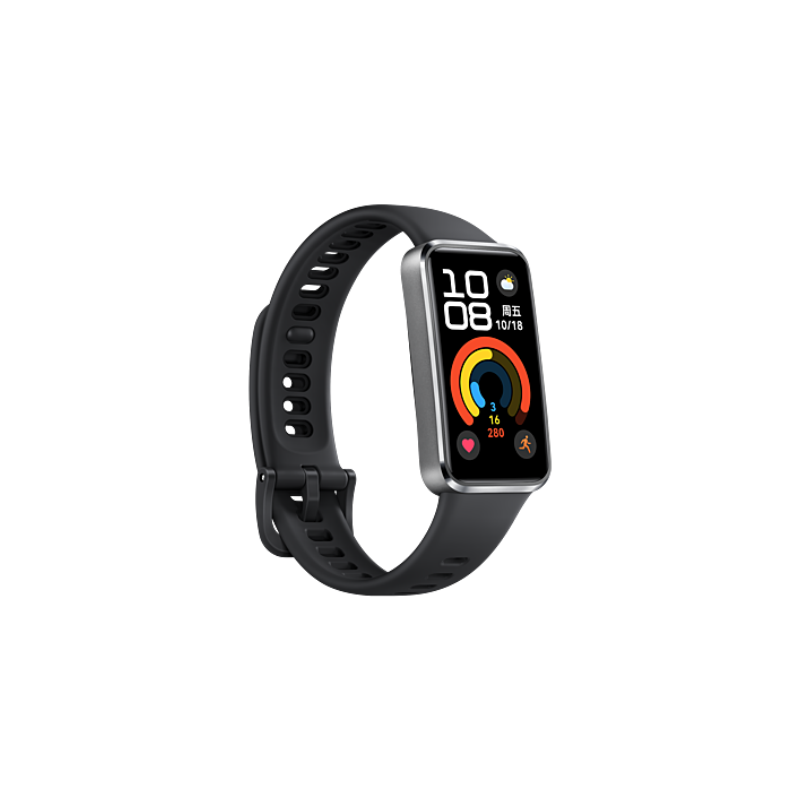华为手环10 标准版智能运动手表专业睡眠分析情绪健康血氧监测游泳防水送男女朋友礼物 羽砂黑丨铝合金表壳高清大图