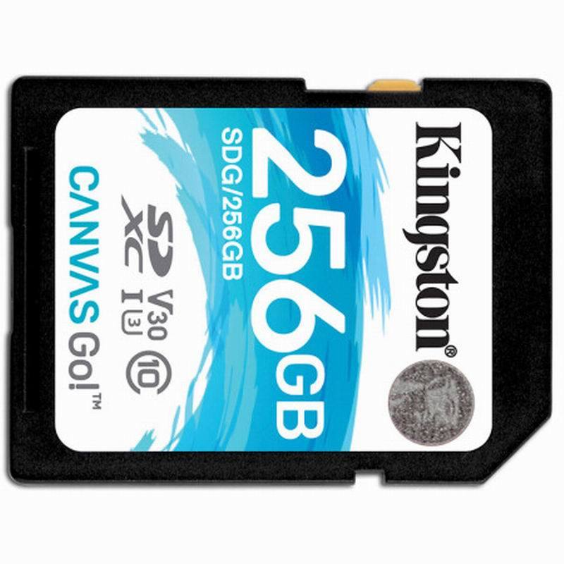 金士顿(Kingston) SD卡256G 兰卡 U3 V30 SDG/256G(读90m/s写45m/s)