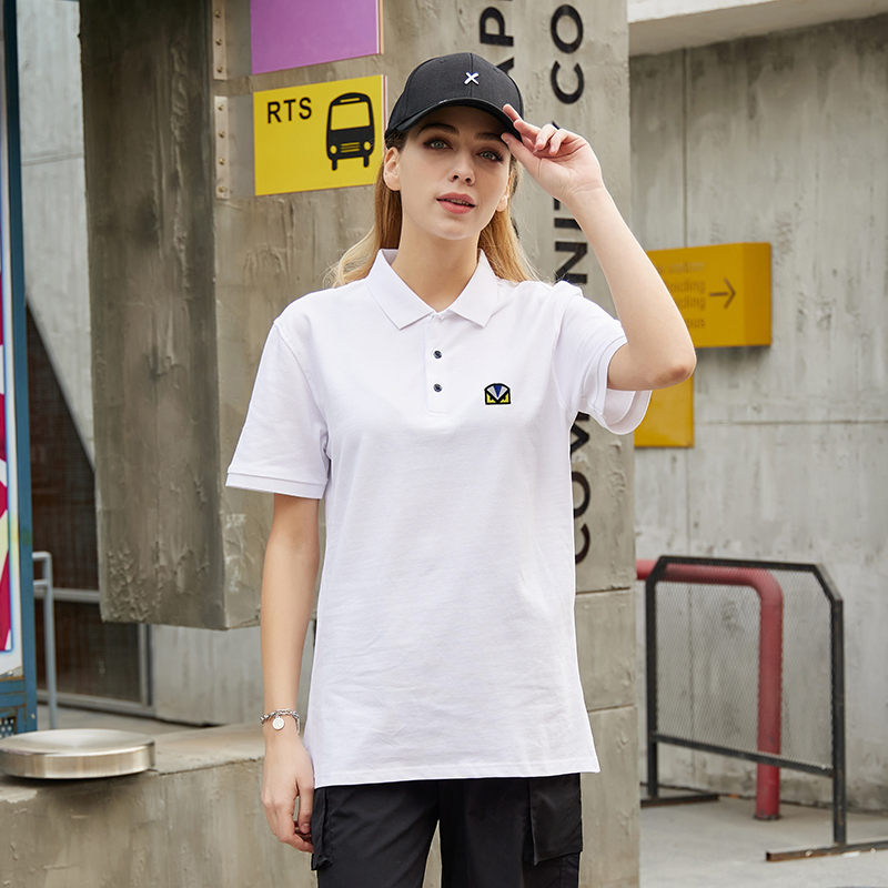[直营]木林森(MULINSEN)夏季POLO衫男女款休闲短袖翻领T恤户外休闲衣