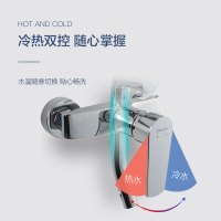法恩莎卫浴淋浴花洒套装组合龙头铜可调节淋雨喷头家用FE05008CP多功能
