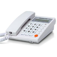 齐心 T330 多功能免提电话机 白 1台