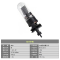 奔冲 光感强音警示灯 BC-SL1215 黑色 (计价单位:个)