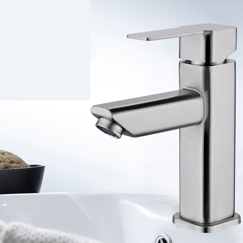 304不锈钢洗脸盆水龙头冷热面盆藤印象台盆浴室卫生间洗手盆混水阀