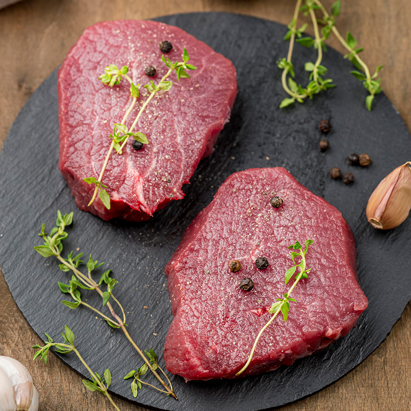 暖男厨房整切静腌菲力牛排儿童整切牛扒肉 菲力牛排套餐牛肉生鲜整切菲力130g*10片高清大图