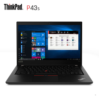联想ThinkPad P43s (01CD) 酷睿i7 14英寸轻薄笔记本(i7-8565U 8GB 256G P520独显)FHD屏 背光键盘 黑 商务办公 网课学习