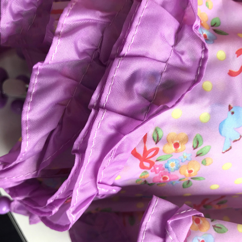 HelloKitty凯蒂猫秘密花园儿童雨伞涤纶材质紫色长柄1个装儿童雨具雨伞女童卡通晴雨伞幼儿园小学生小孩宝宝公主伞