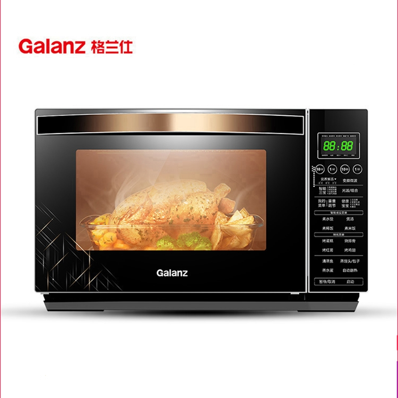 格兰仕galanz变频微波炉智能平板下拉门光波炉家用微蒸烤烤箱一体机r6