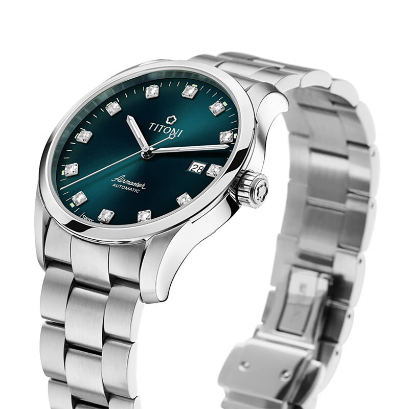 梅花瑞士手表空中霸王系列机械钢带男士腕表83743s682送男友