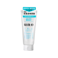资生堂(SHISEIDO)UNO/吾诺活性炭吸油 润泽温和洁面乳绿色130g 去黑头男士洗面奶