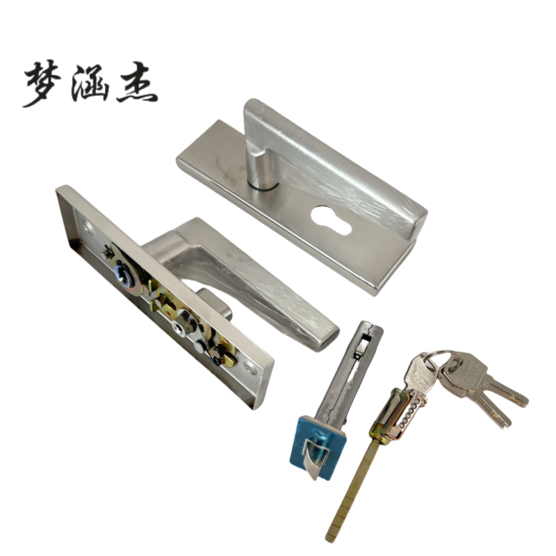 梦涵杰净化车间门锁 75加厚 140孔距 套高清大图