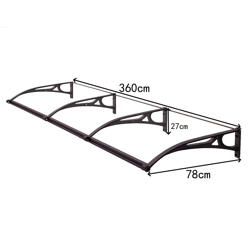晨磊遮雨棚360*78*27cm/个高清大图
