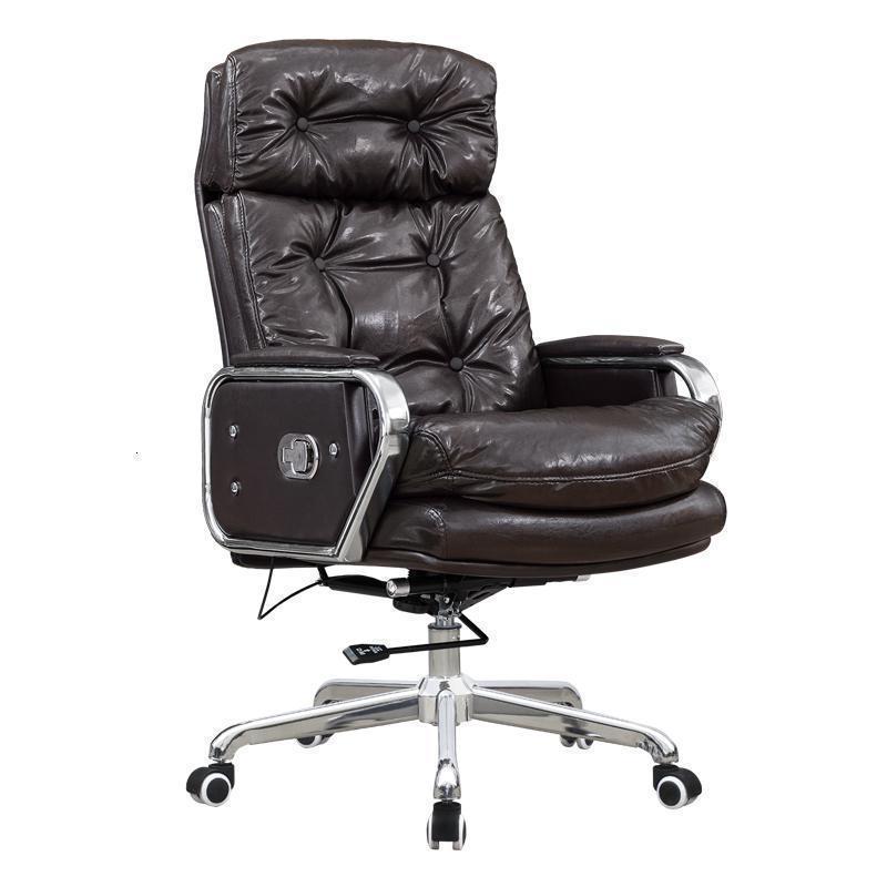 汐岩可躺老板椅家用现代简约升降老板椅旋转靠背职员椅办公椅1109