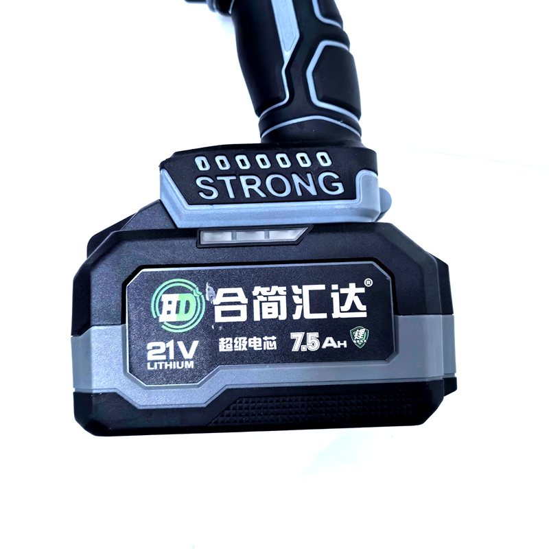 合简汇达 锂电无刷冲击扳手 HD1000 5.0Ah 两电一充 套高清大图