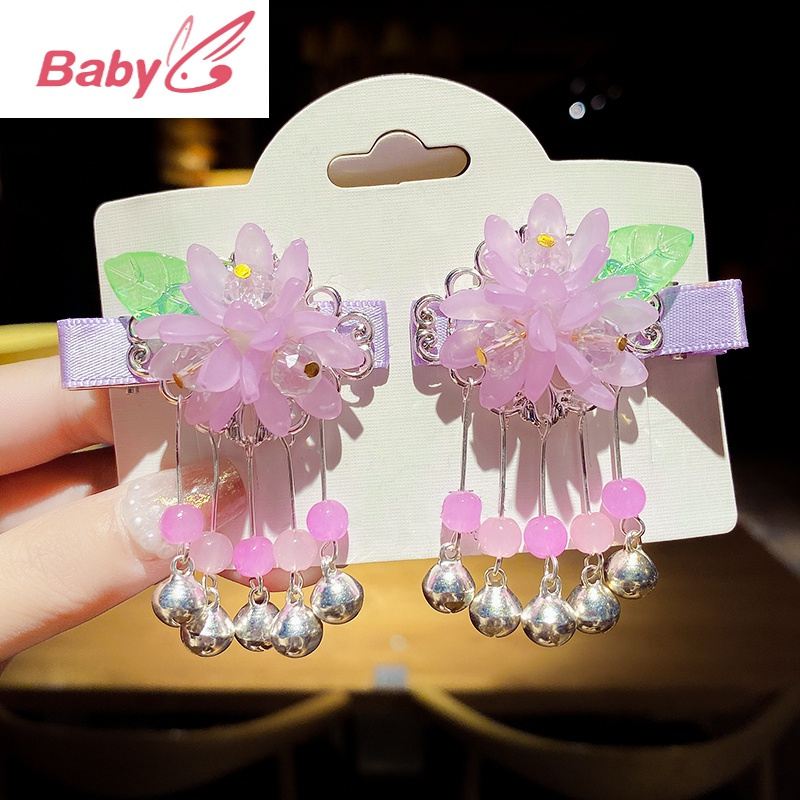 suntek汉服古风头饰儿童发夹女童宝宝古代唐装中国风发饰超仙流苏发卡