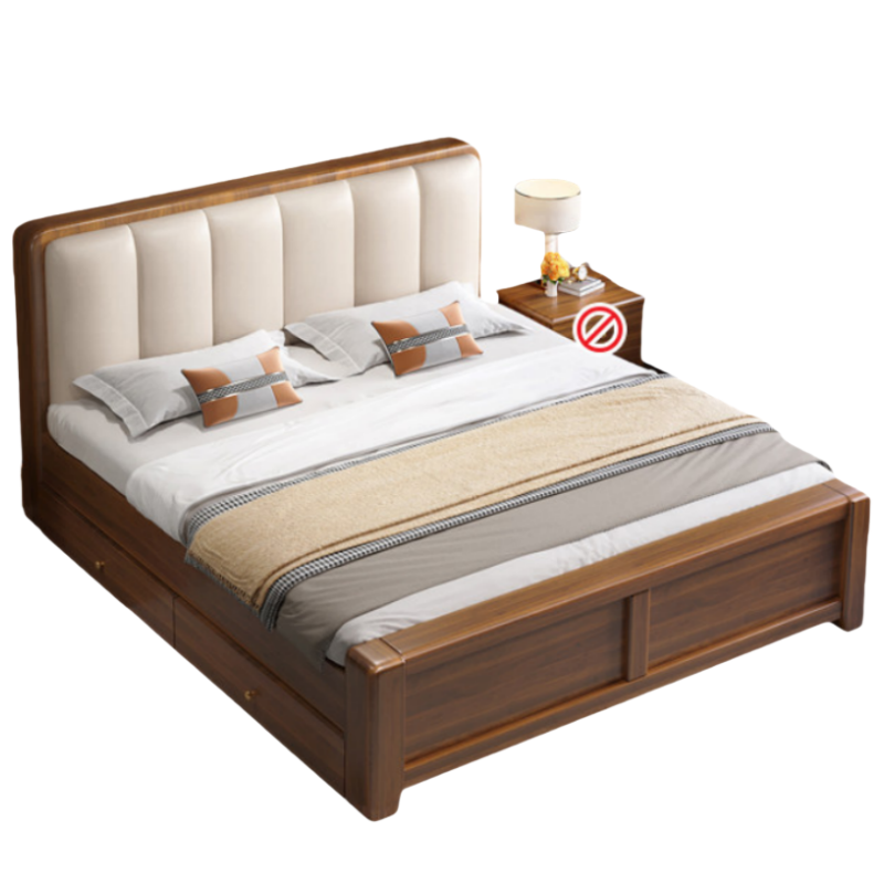 铭思达床单人储物床高清大图