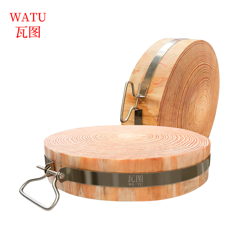 瓦图(WATU)圆形松木菜板55cm-60cm高清大图