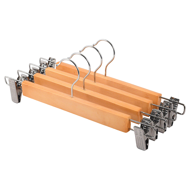 围达 高档实木裤夹 实木本色33cm 组高清大图