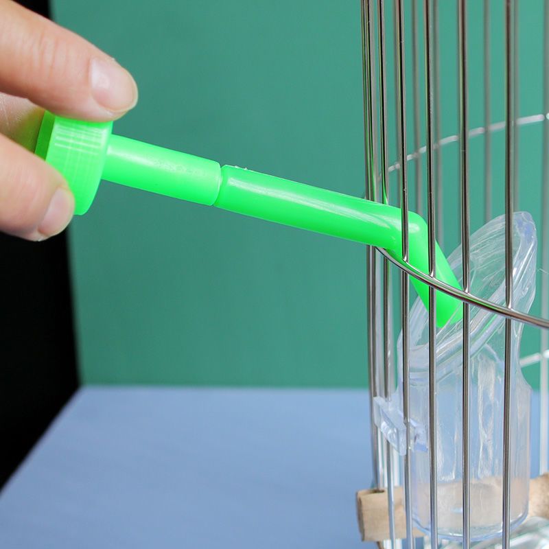 透明加水器1个1个鸟用品用具专用导水器加水神器鸟笼加水器加水头注水