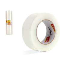 得力30184封箱胶带45mm*150y*45um (6卷/筒) (普透)