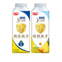 光明JCAN健能酸奶250g瓶淘金高手清润原味梨枇杷风味发酵乳优酪乳 淘金清润（混拼）8瓶