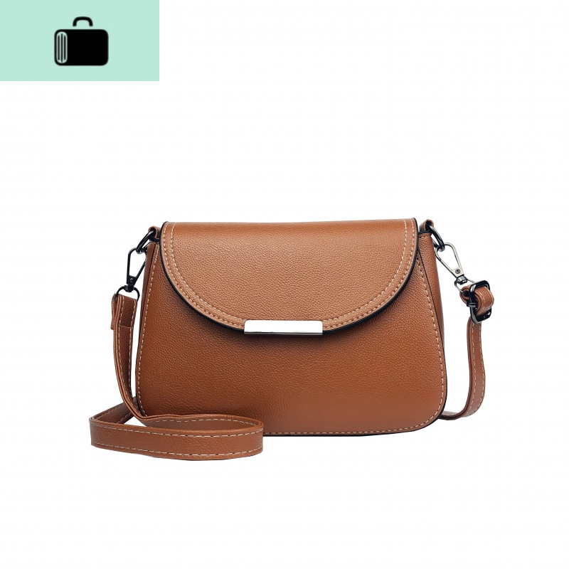 2020新款流行潮软皮手机包女时尚百搭女士单肩斜挎迷你小包包NEWLAKE 橘黄色