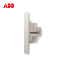 ABB开关插座无框轩致雅典白墙壁86型插座面板电视电脑插座AF325