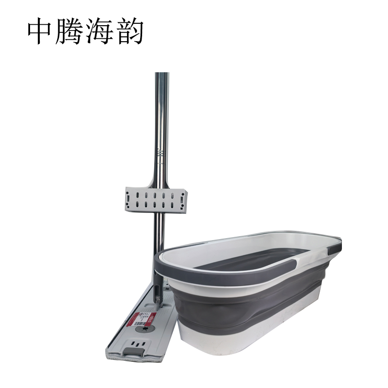 中腾海韵 清洁套装 平板拖把45*11cm 拖布桶43cm 套