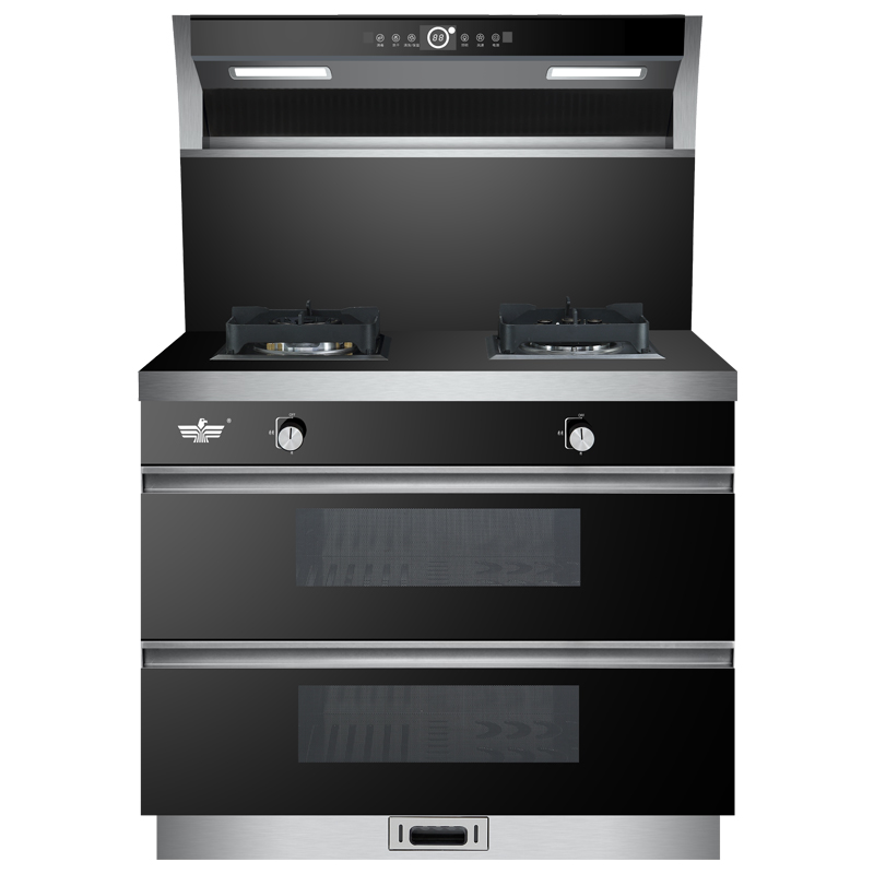 8kw大火力猛火灶臭氧紫外线消毒柜集成环保灶烟灶消一体灶t10a-1880