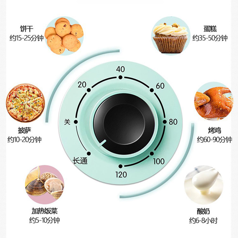 苏泊尔(SUPOR)电烤箱 多功能家用烘焙蛋糕30升大容量烤箱 超长定时 四层烤架 广域控温 薄荷绿K30FK806高清大图