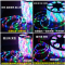 彩灯闪灯串灯满天星七彩变色灯带 户外防水节日装饰霓虹灯管条