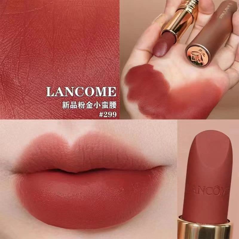 兰蔻(LANCOME)口红羊绒雾面半哑光唇膏小蛮腰粉金#289羊绒暖棕 浓郁显色3.4g图片