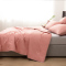 家柏饰(CORATED)家纺60支长绒棉空调被全棉简约全棉纯色夏凉被蜜语珊瑚粉