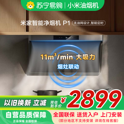 米家智能净烟机P1-CXW-165-MJ04CY