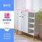 鞋柜简约现代厅柜简易经济型省空间口鞋柜组装储物柜鞋架家用 E款80cm暖白色